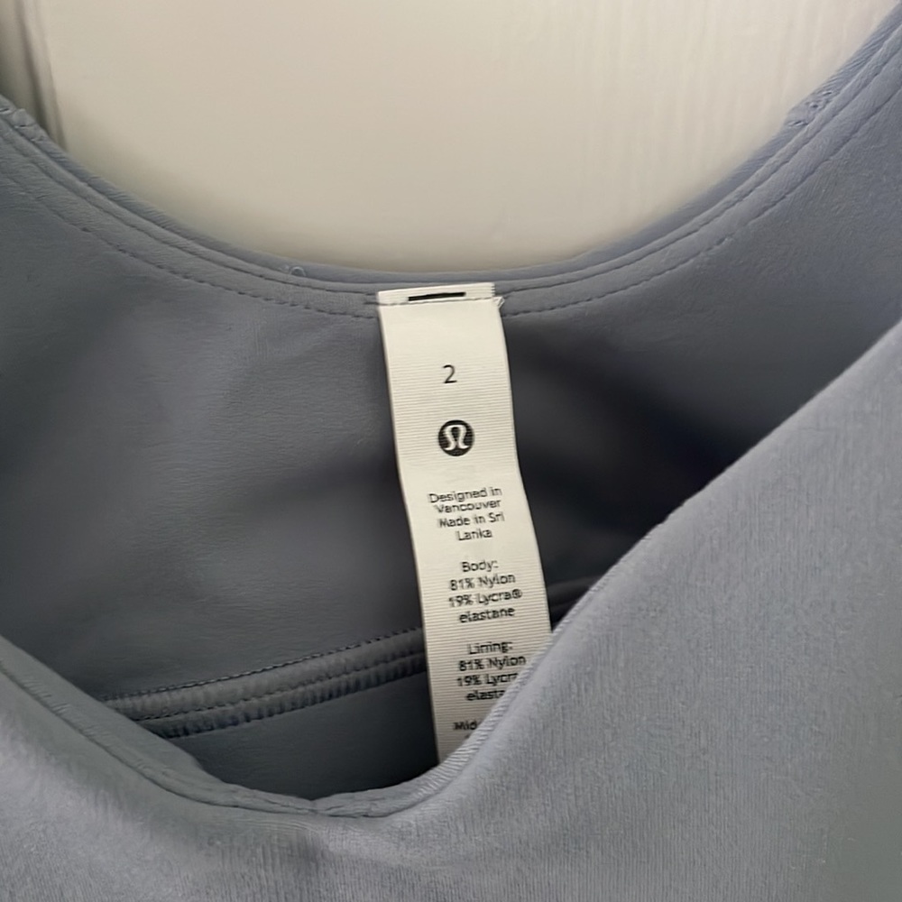 Lululemon Align Tank Chambray Size 2 - image 3